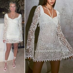 Alexis White Lace Dress